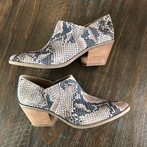 Lucky Brand Tresee Snake Print Bootie